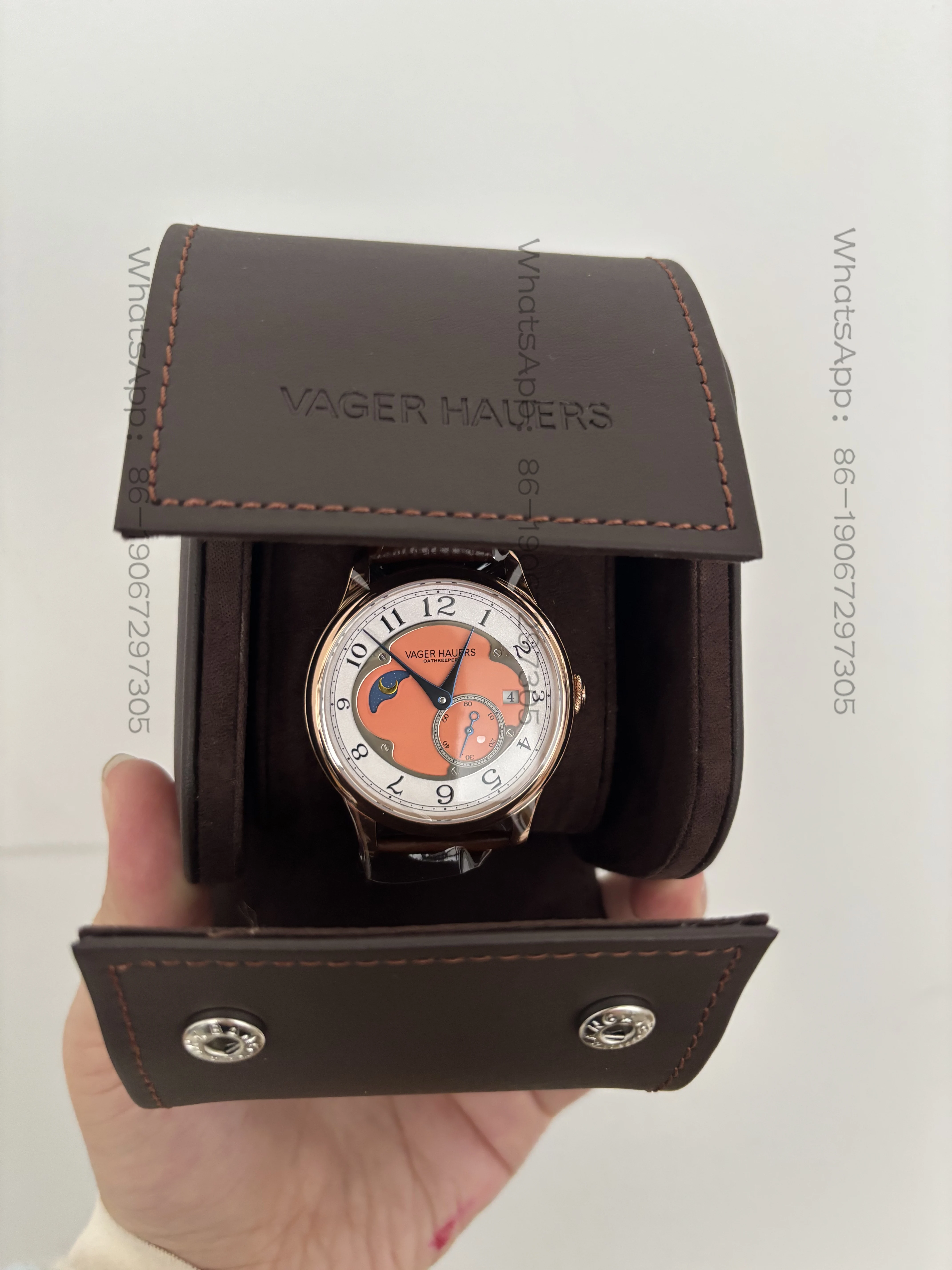 

2025 new watch men's mechanical watch fully automatic leather waterproof Runa FPJ men's watch