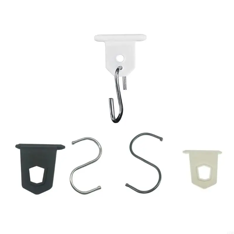 U75E 8x RVs Awning Hooks Piping for Caravans Camping Tent Space Saving