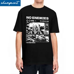 I Have No Enemies Vinland Saga Manga Anime T Shirts Men Women Cotton T-Shirt Crewneck Tees Short Sleeve Clothing Plus Size