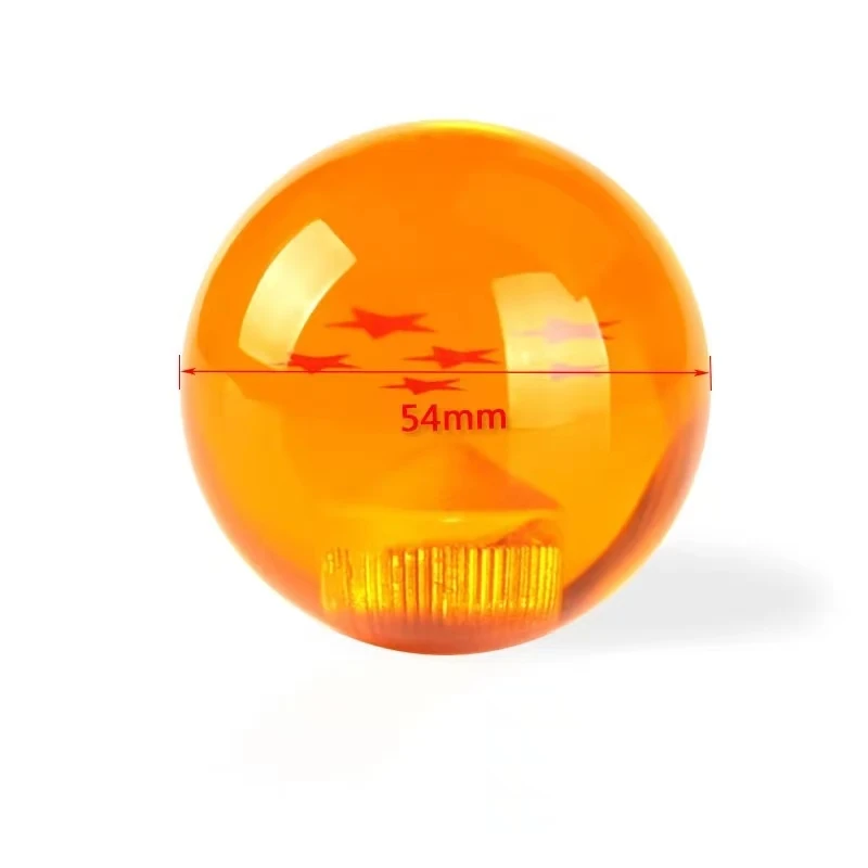 Universal Auto Shift Knob RARE Star BALL Z Orange BALL 54mm Diameter Gear SHIFT KNOB 1-7 STARS