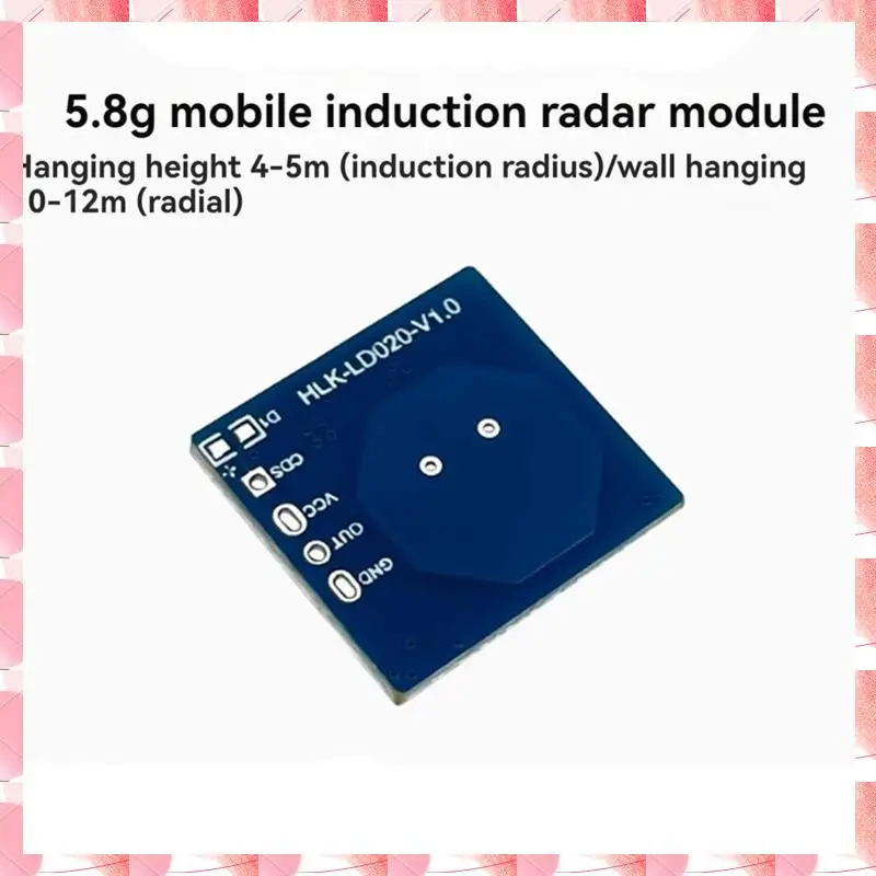 JAJA LD020 5.8G Human Presence Radar Sensor Module Ultra-Small Size High Sensitivity Radar Sensor