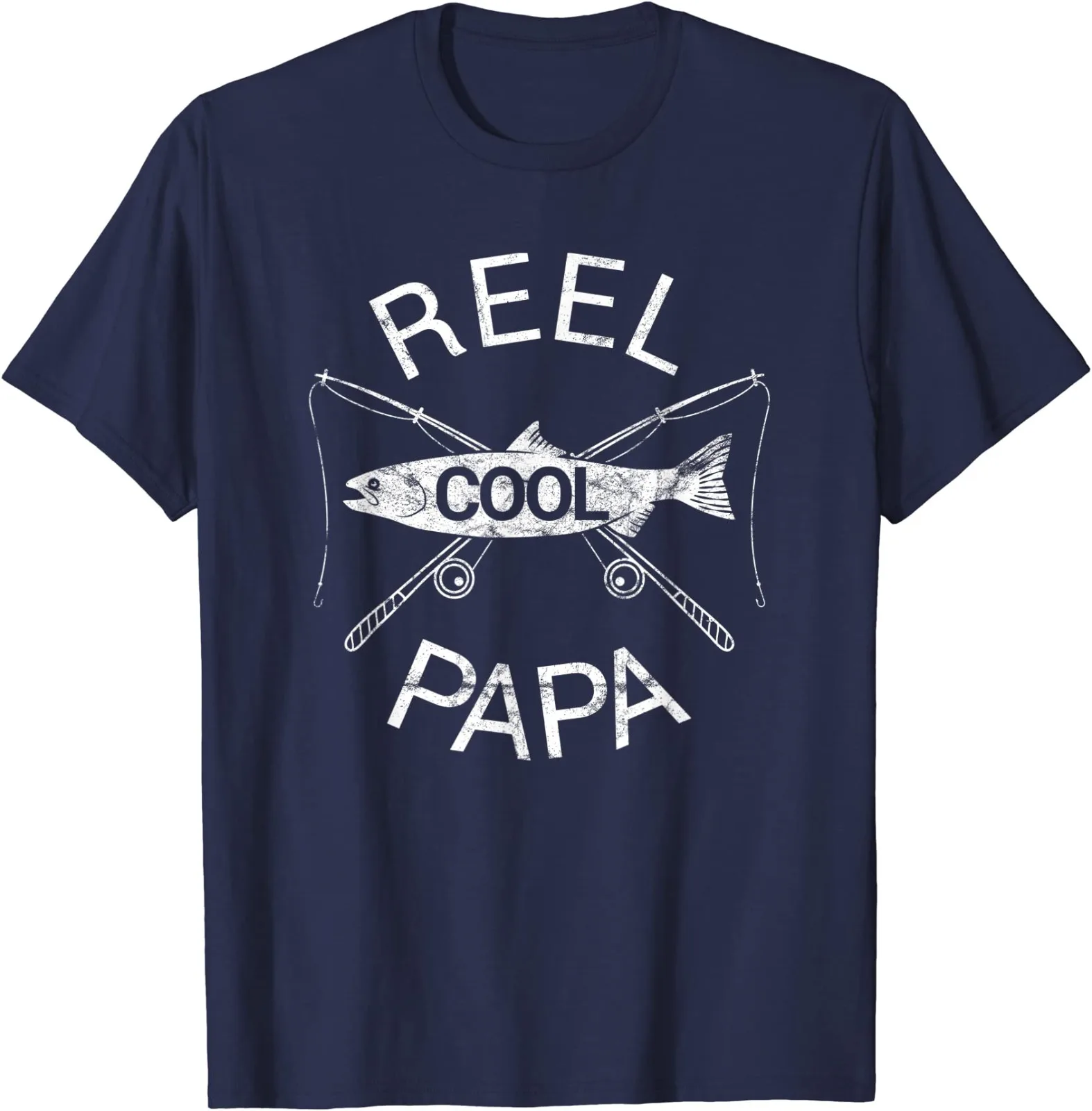 Funny Fishing Reel Cool Papa Dad Gifts Father's Day Unisex T-Shirt