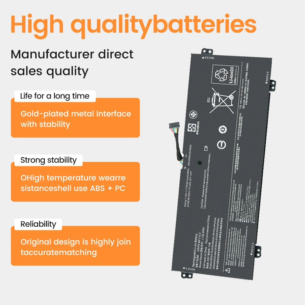 L16L4PB1 L16M4PB1 Laptop Battery For Lenovo Yoga 720-13IKB 13IKBR 15IKB Yoga 730-13IKB L16C4PB1 5B10M52739