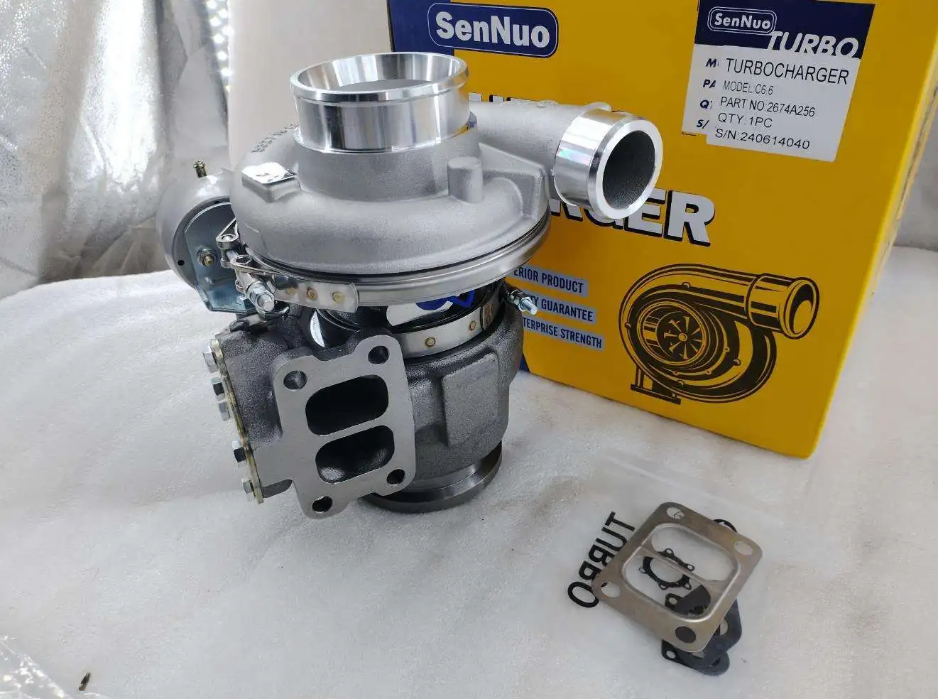 For 569-6097 924K Wheel Loader 330 Excavator C6.6 C7.1 Engine Turbocharger Replacement Part