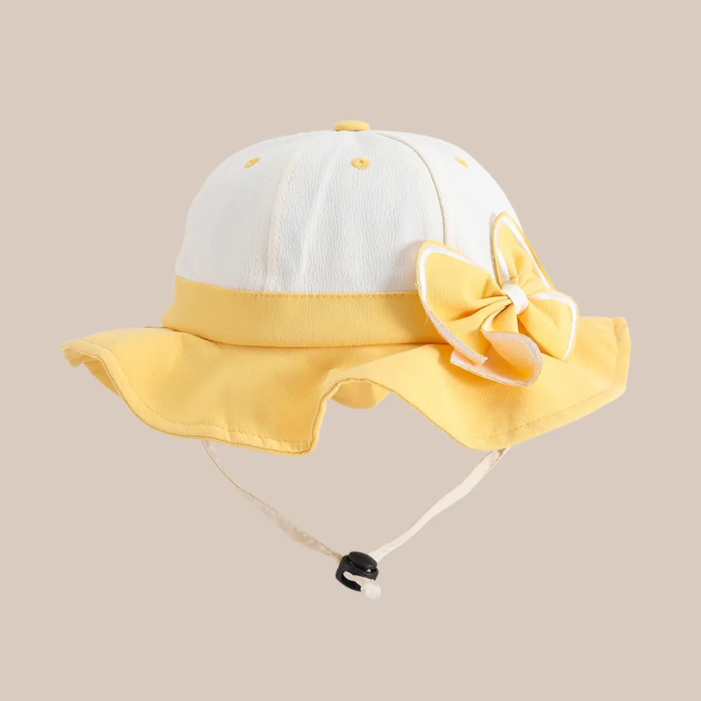 New Summer Fashion Bowknot Baby Hat for Girls Panama Infant Toddler Wide Brim UV Protection Hat Outdoor Children\'s Beach Sun Cap