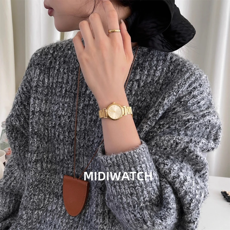 Classic trend women's watch elegant simple temperament watch light luxury 2025 waterproof quartz watch birthday gift