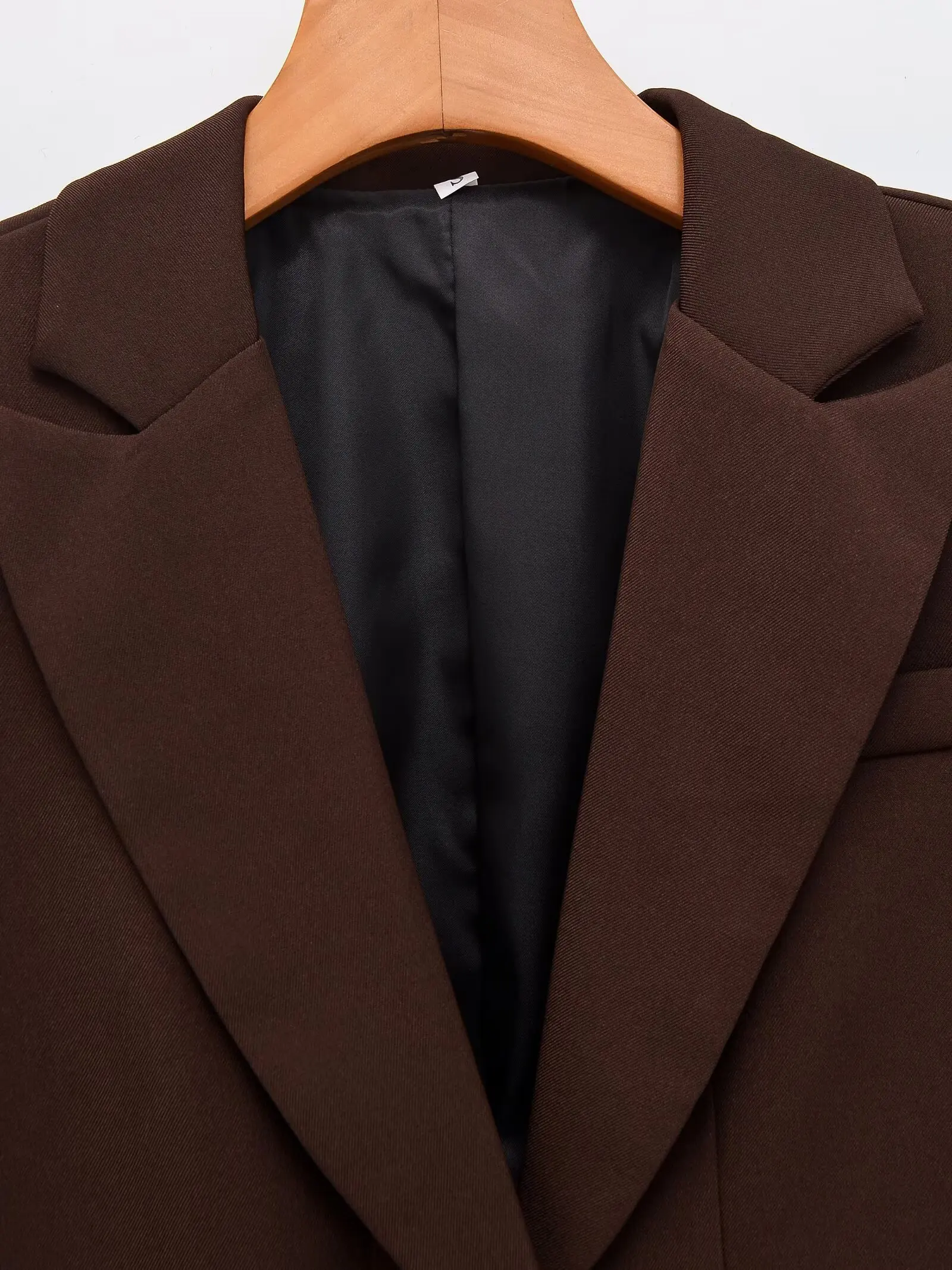 KONDALA Damen-Pendler-Blazer mit Spitzenbesatz, elegant für Dinner, Cocktailparty, schmal geschnitten, 2026 Frühherbst, trendiger High-Street-Blazer – Detail 28