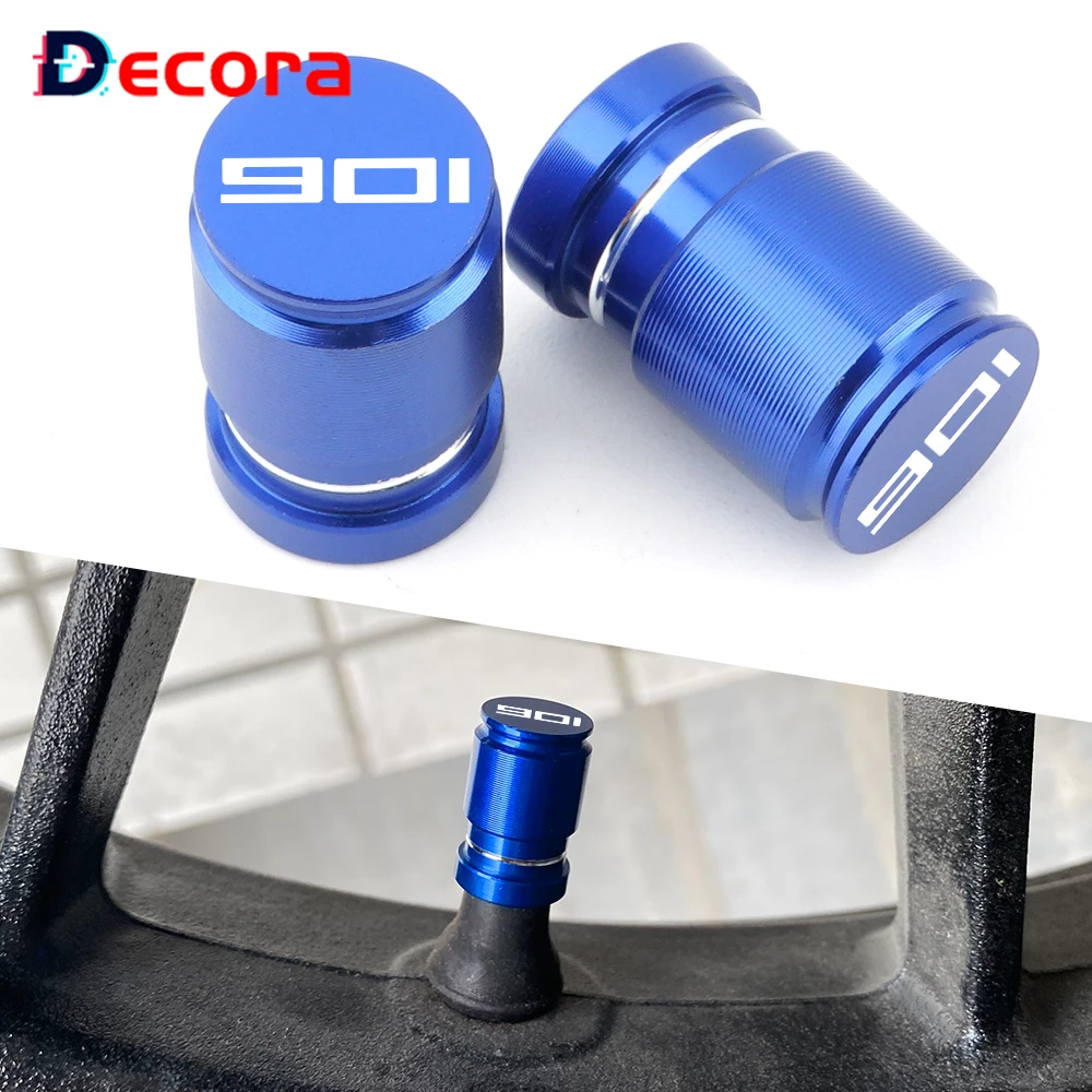 

For Husqvarna Norden 901 Norden901 Motorcycle CNC Accessories Wheel Tire Valve caps Airtight Covers New Design With Logo "901"