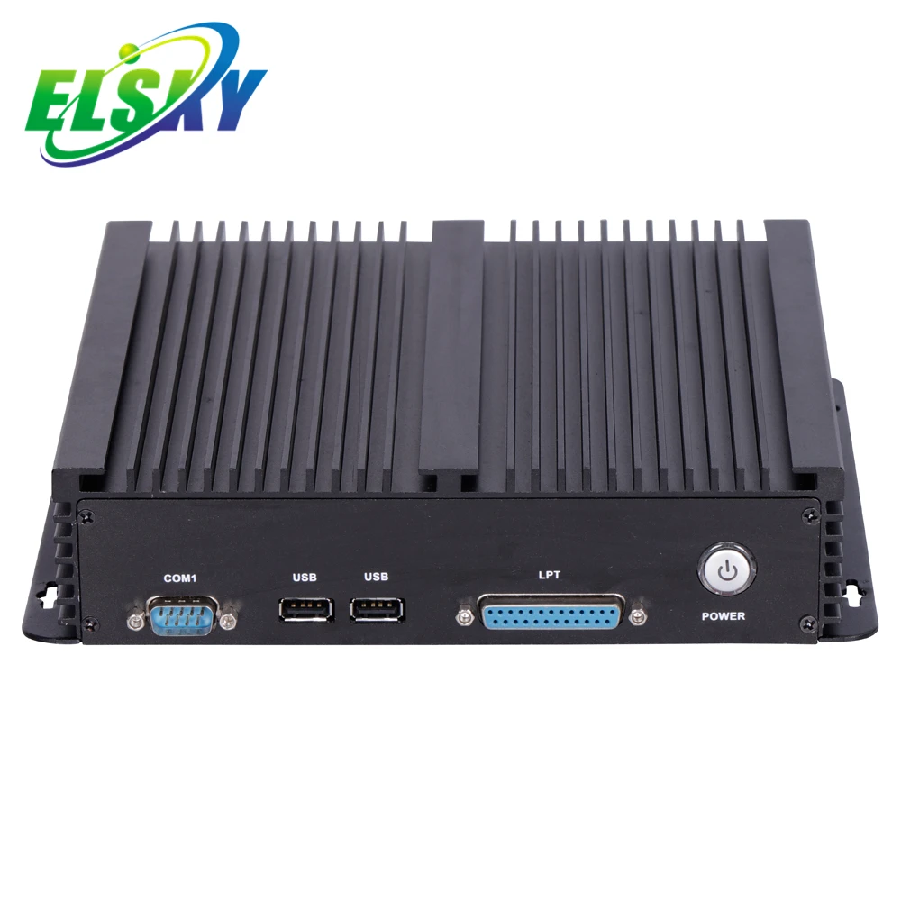 ELSKY I9 Mini Pc IPC6000 Linux X86 Ubuntu OS كمبيوتر صناعي مع اللوحة الأم 8th Gen رباعية النواة 1.8 جيجا هرتز I7-8550U/8650U