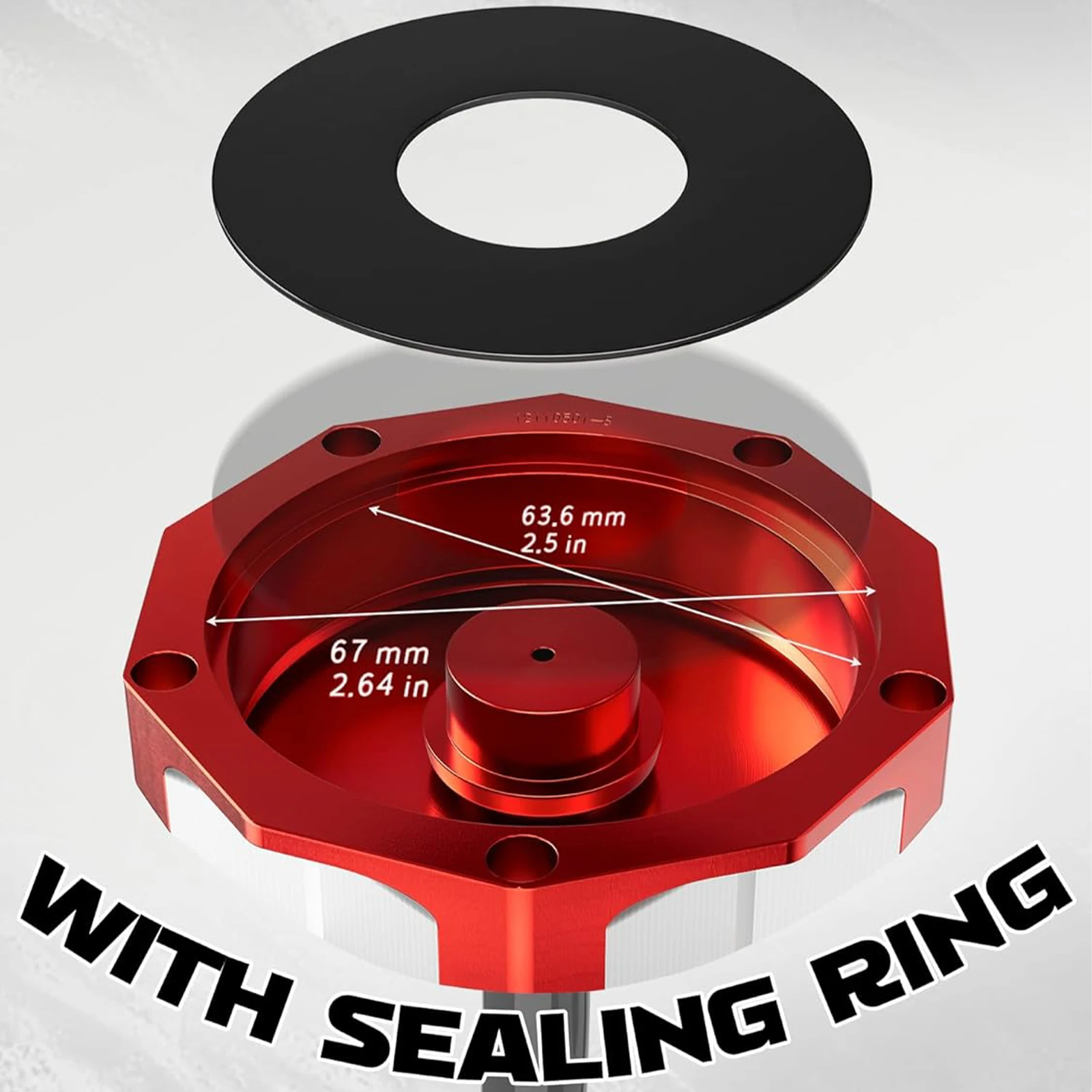Motorcycle Gas Fuel Tank Cover Cap For Suzuki HUSQVARNA DRZ125 DRZ250 DRZ400 DRZ400E LTR450 LTZ250 LTZ400 TC250 TE250 JFG Parts