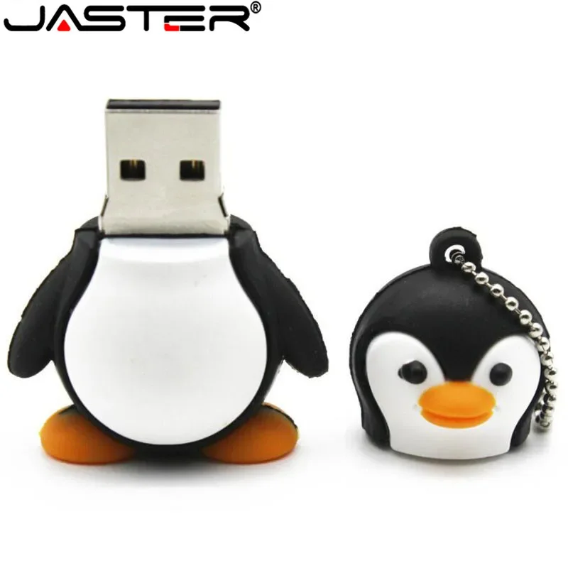 JASTER oryginalny kreskówkowy pingwin pamięć USB U dysk USB Creativo Pendrive 4gb 8gb 16gb 32gb karta pamięci 64gb rzeczywista pojemność