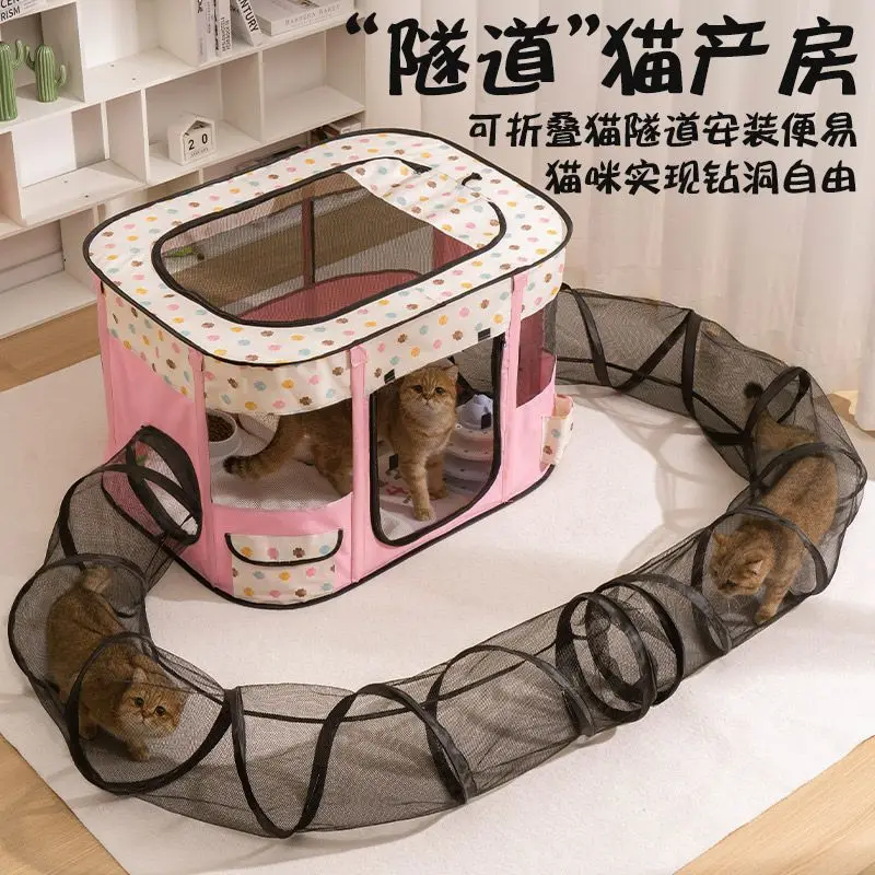 tunel-para-mascotas-jaula-cerrada-tipo-villa-para-gatos-y-perros-tienda-de-campana-con-gran-espacio-sala-de-parto-para-gatitos