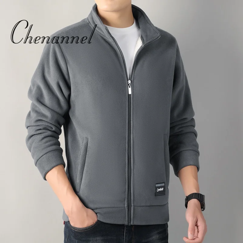 Middle Aged Stand Up Collar Jacket for Men in Spring and Autumn Thin and Versatile Business Casual Top Middle aged Spring Jacket