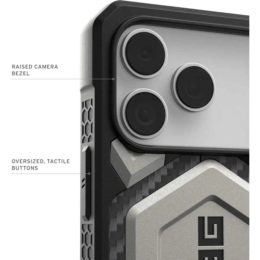 Projetado para iPhone 17 Pro Max Case Monarch Pro – Compatível com capa protetora de grau militar MagSafe