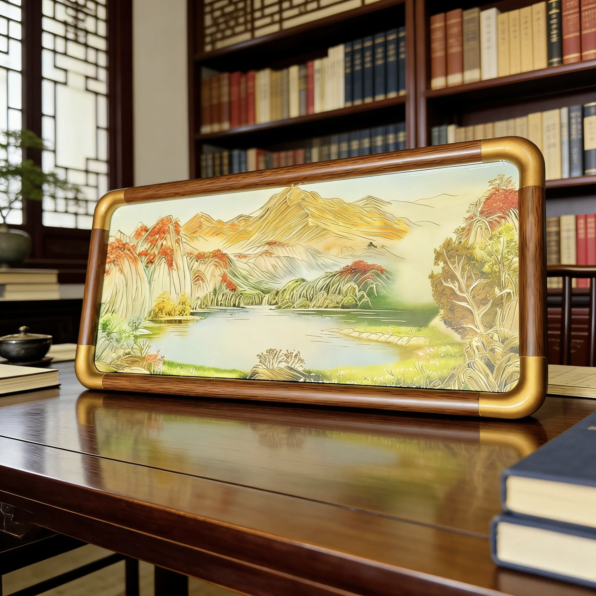 

Бронзовая скульптура «Восходящее солнце»: настольное украшение, портрет Бога богатства, подарок на открытие бизнеса, элитный настольный декор