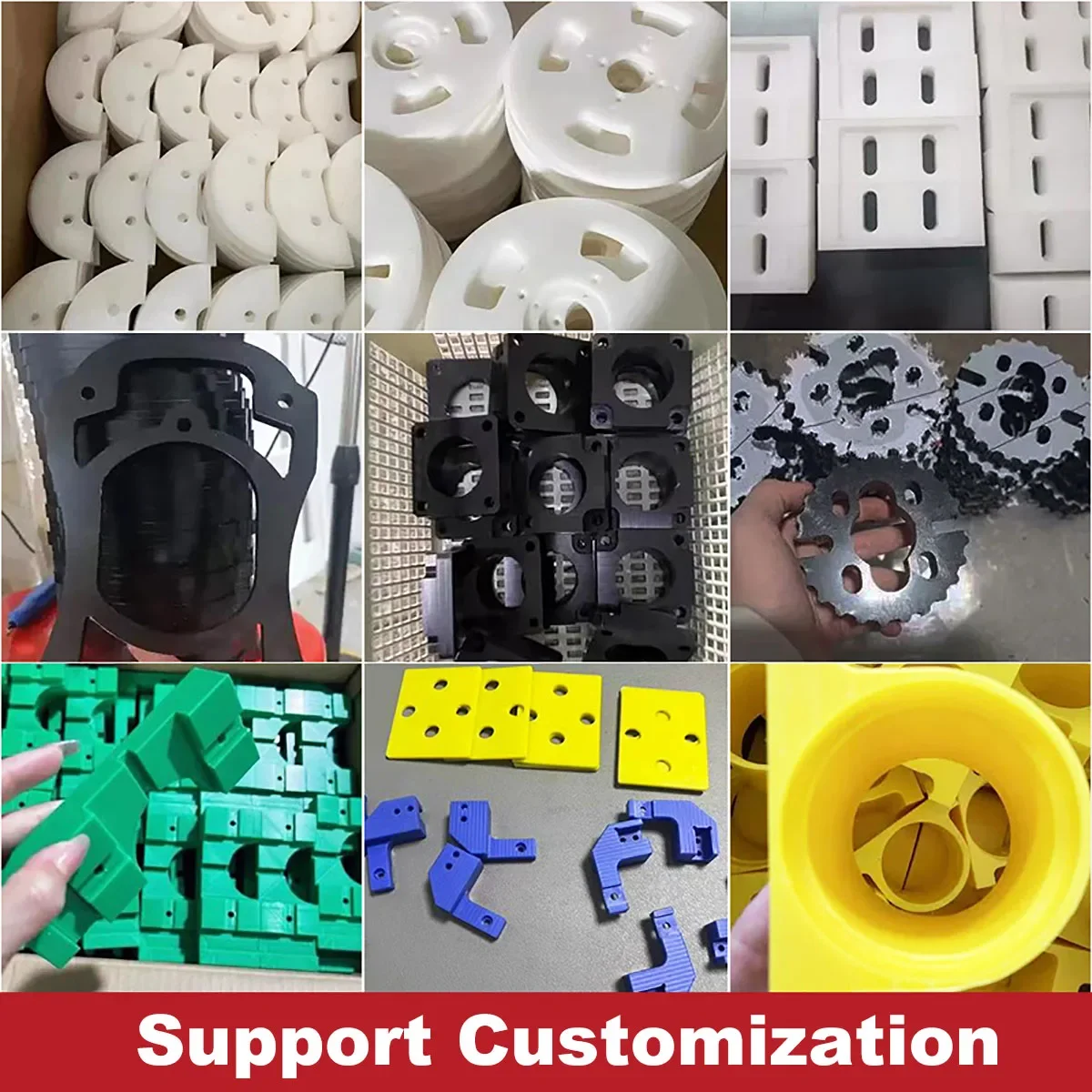 

1Pcs Colored Polyethylene Sheet Plastic Board Thick 2/3/4/5/6/8/10mm High Temperature PE/UPE/HDPE Plate For CNC Engraving