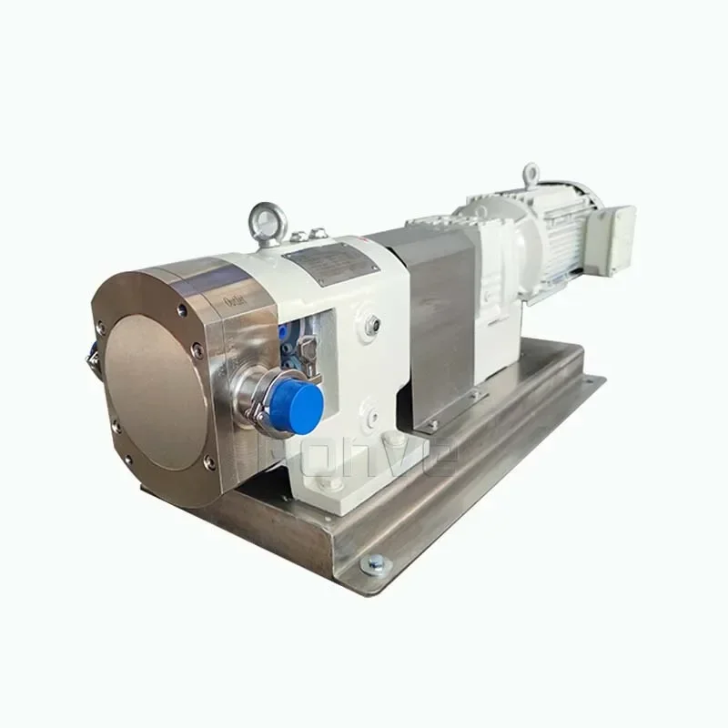

Stainless steel sanitaey grade high viscosity liquid oyster sauce butter chicken juice transfer pump rotary lobe pump