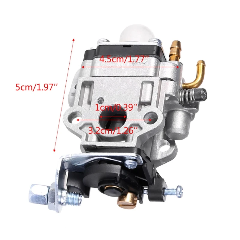 2 Stroke Carburetor 10mm Carb Kit Walbro WYJ-138 PMW Part 4088 Fit For 33CC 36CC Kragen Zooma Gas Scooter Pocket Bike