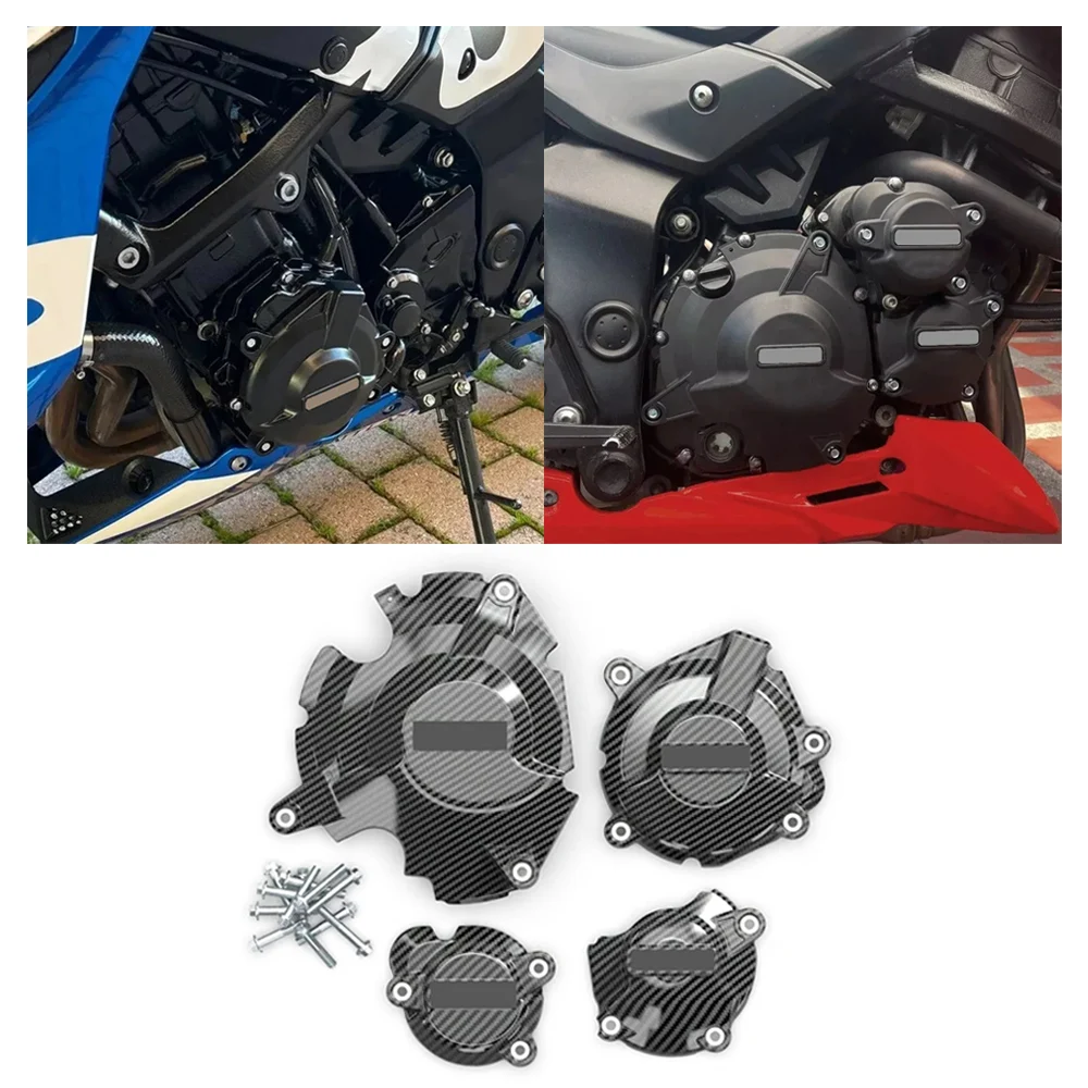 

Fit for Suzuki GSXS 750 GSX-S 750Z ABS GSX-S750 GSX-S750Z 2017-2023 Motorcycle Secondary Engine Cover Set Protection Guards Kits