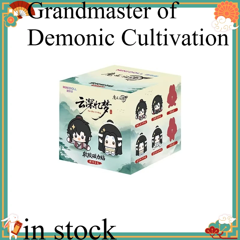 Minidoll Officiel Mo Dao Zu Shi Série Cloud Dream Recall Boîte Mystère Surprise Aimant de Réfrigérateur en PVC Ornement Anime Jouet Cadeau