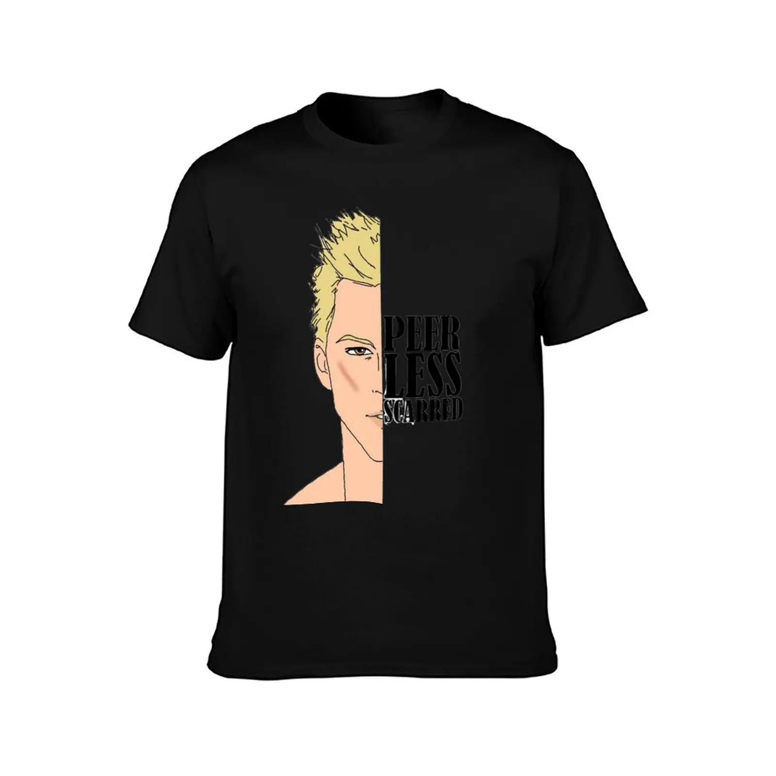 Peerless Scarred (Male) T-Shirt Plus Size Everyday Tee Shirt