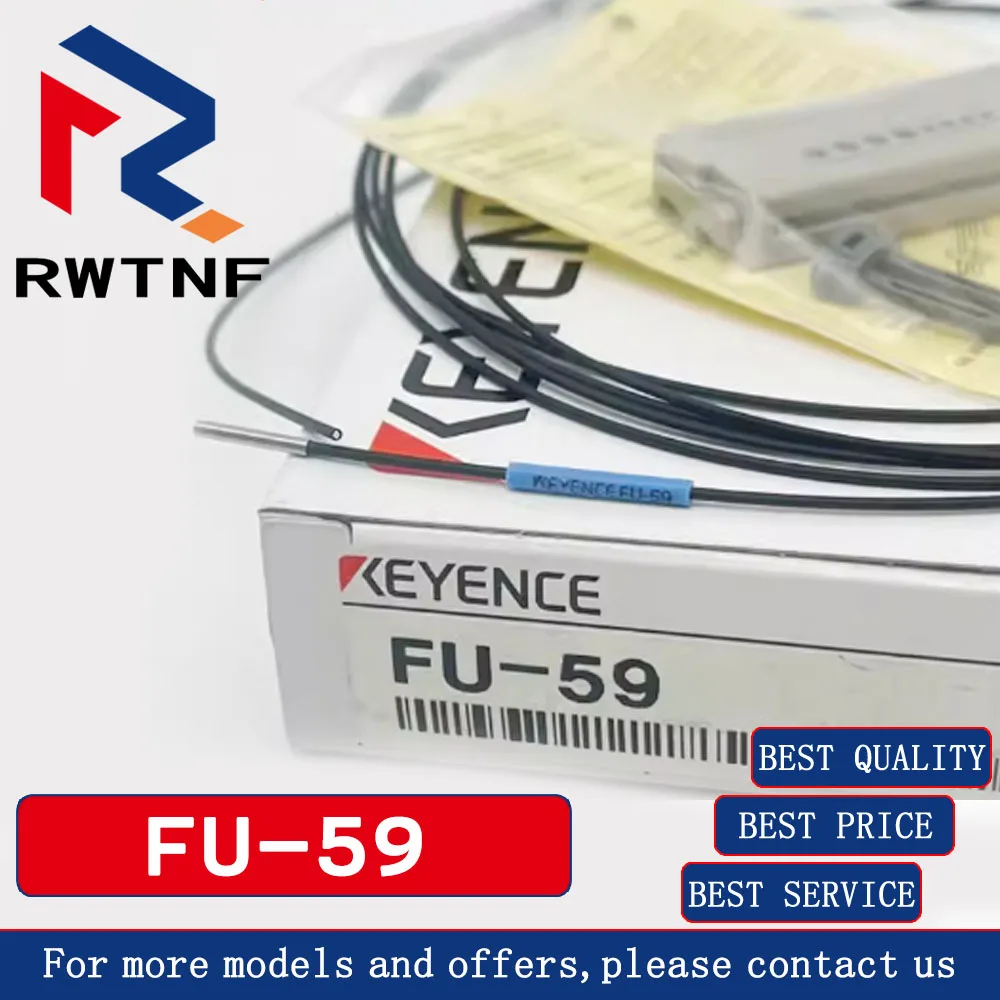 Совершенно новый оригинальный оптоволоконный датчик сквозного луча FU-59 KEYENCE