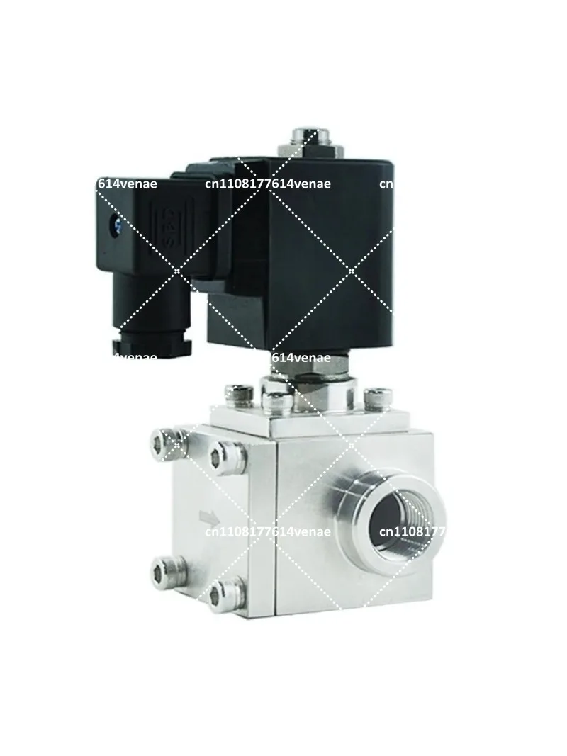 Stainless Steel High Pressure Solenoid Valve 1/4