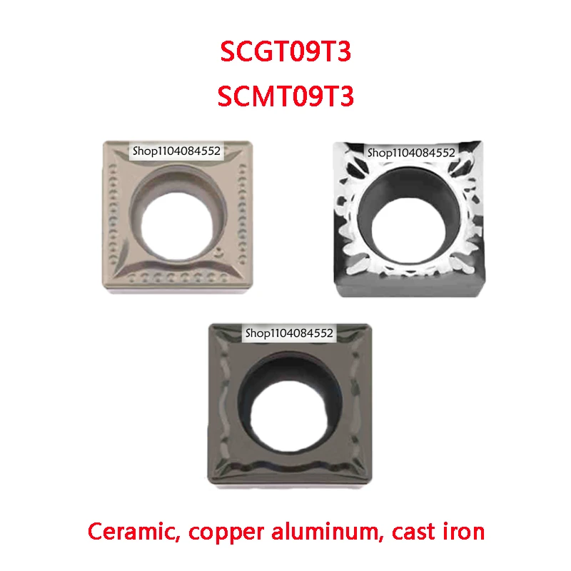 CNC inserts SCMT09T3 SCMT09T304 MT GP SCMT09T308 Ceramic copper aluminum cast iron SCGT09T302 AK SCGT09T304-AK SCMT09T304-GP