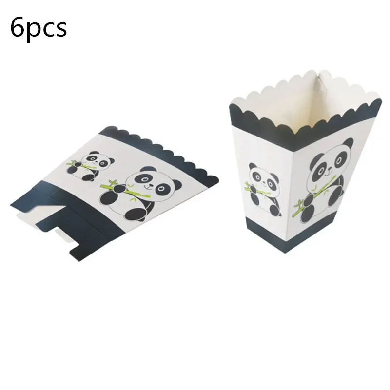 Panda-Partydekorationen, Zubehör, alles Gute zum Geburtstag, Banner, Luftballons, Panda-Teller, Tasse, Tischdecke, Kuchendeckel, Geschenktüten, Babyparty – Detail 7