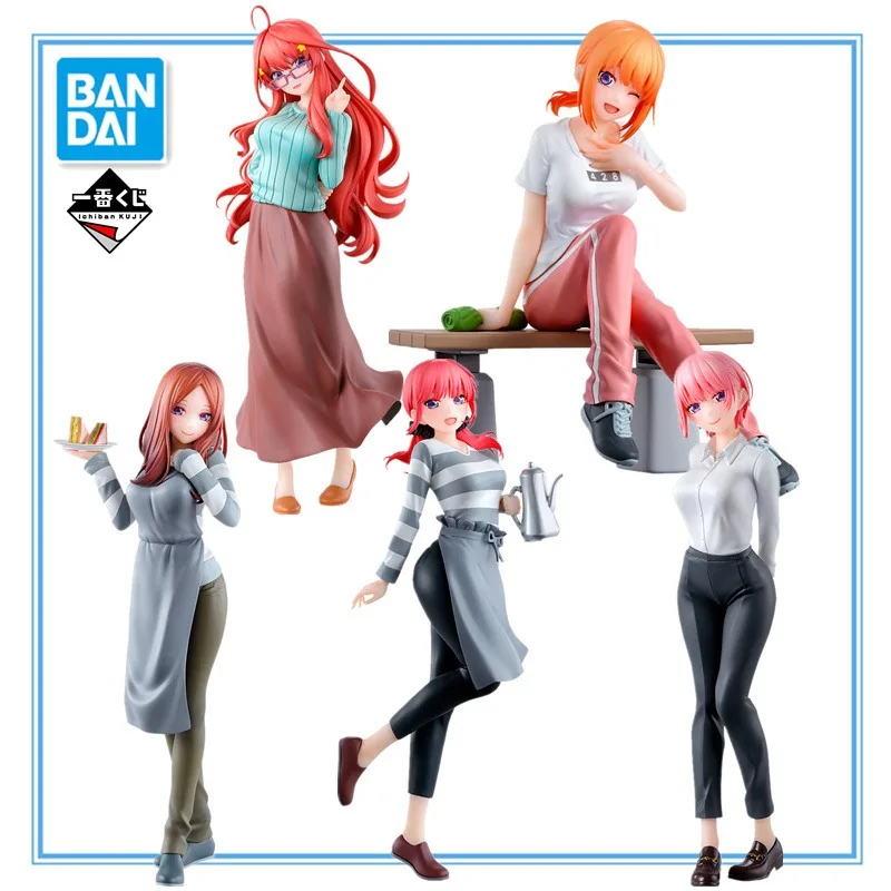 BANDAI Ichiban KUJI The Quintessential Quintuplets Honeymoon of Quintuplets Nakano Ichika Nino Miku Yotsuba Itsuki PVC Model Toy