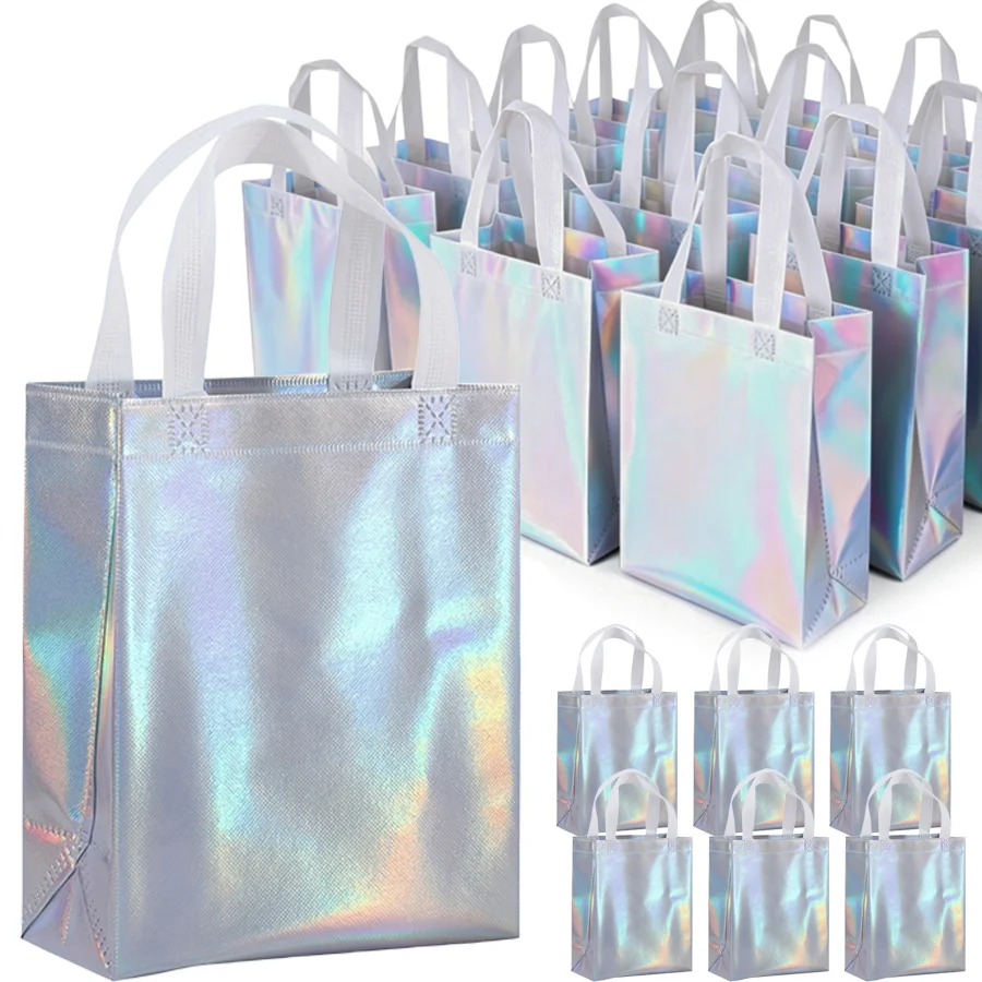 10-pecas-de-sacola-iridescente-de-tnt-com-alca-branca-design-brilhante-leve-para-eventos-compras-xjm