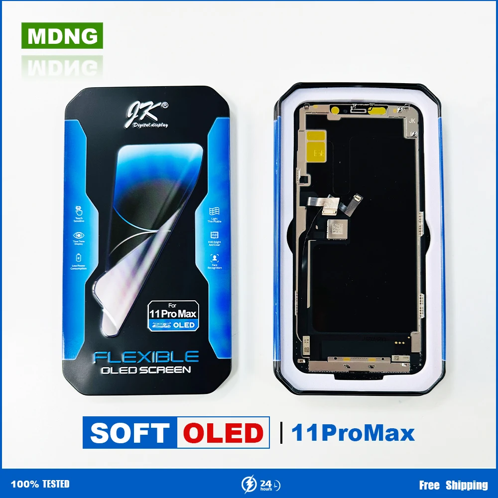 JK SOFT OLED For iPhone 11ProMax LCD Display Touch Screen Digitizer Replacement Parts No Dead Pixel