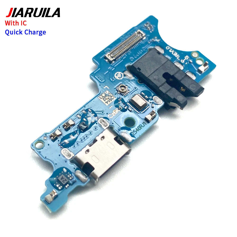 USB شحن ميناء شاحن حوض موصل مجلس الكابلات المرنة مع ميكروفون لسامسونج A04 4G A17 5G A26 A56 5G