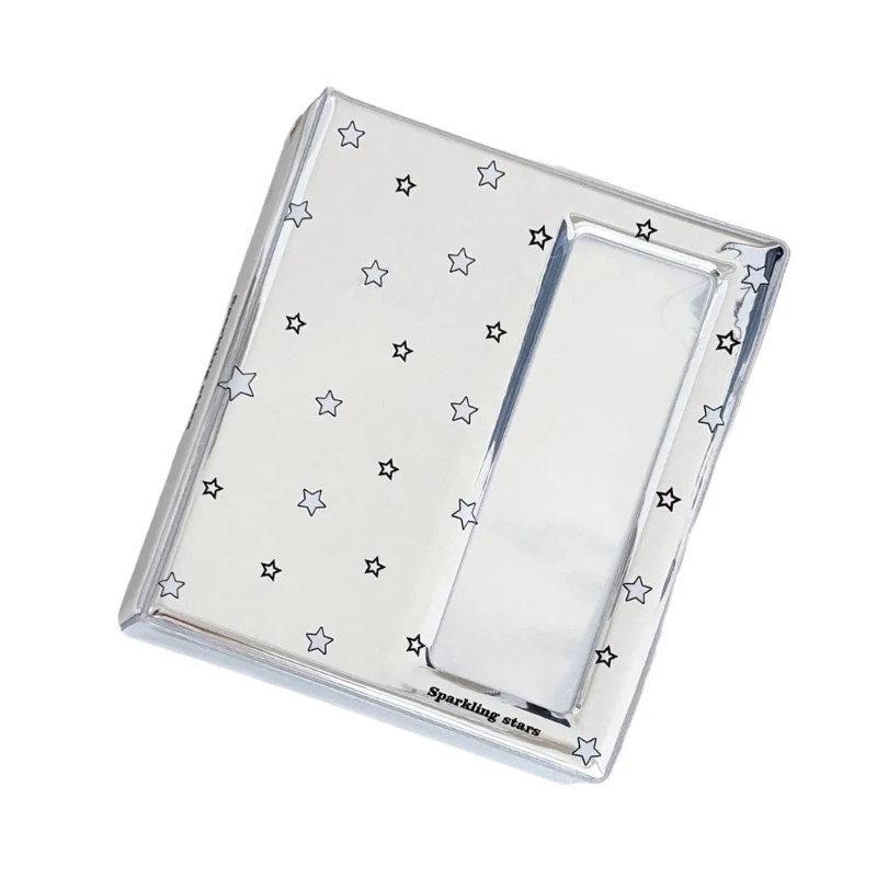 

Silver Photocard Album 40 Page Photo Booth Album Cartoon Cover Picture Holders Book for Capturing Concert Experiences