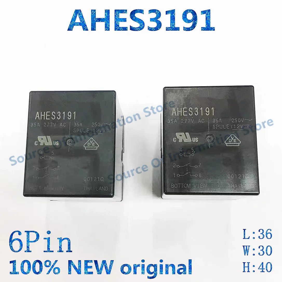 

1PCS Relay AHES3191 12V 35A 6Pin Power relay