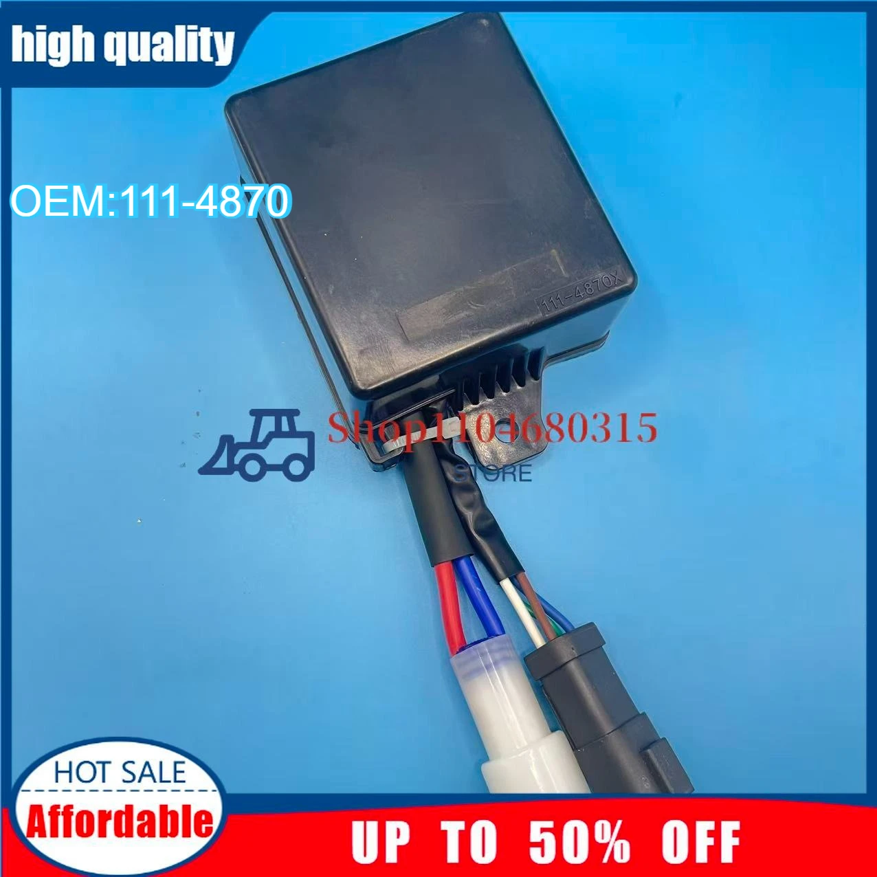 

Реле таймера в сборе 111-4870 1114870 111-4870X для CAT 312B 315B 320B 325B 330B Реле времени Детали экскаватора