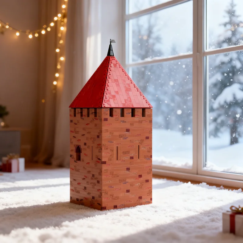 

3776pcs MOC Teutonic Knights Tower Castle Model Building Blocks DIY Gift Creative Collectible Display Decor Premium Adult Kids