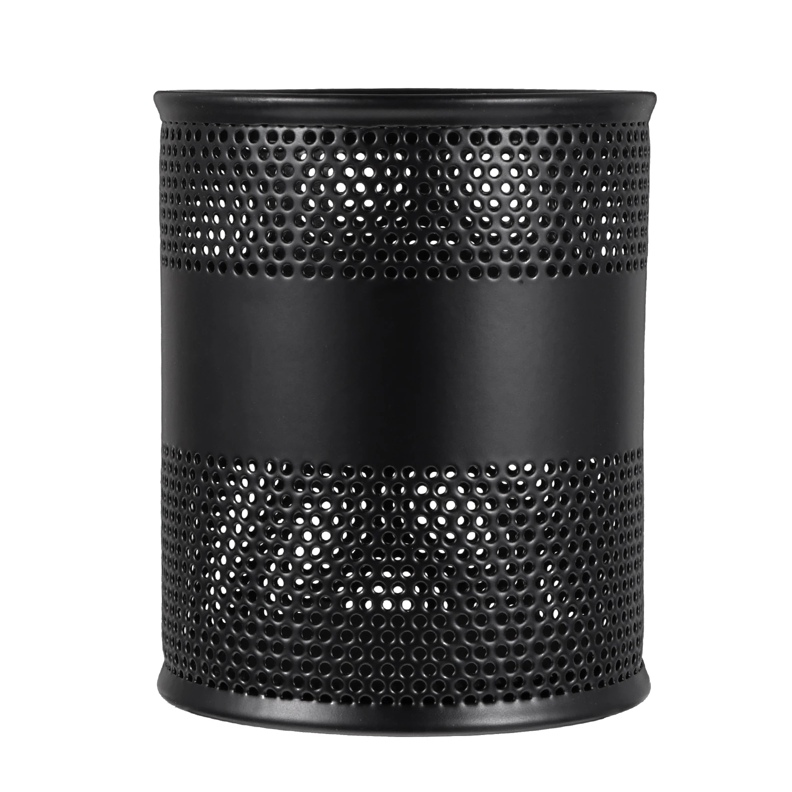 1pc Rost-Beweis Stift Halter Kreative Eisen Desktop Storage Box Für Schreibwaren Pinsel Büro Liefert Runde Pinsel