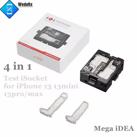 MEGA-IDEA iSocket Phone Motherboard Test Socket with Precision Pins for iPhone 16 15 14 13 12 11
