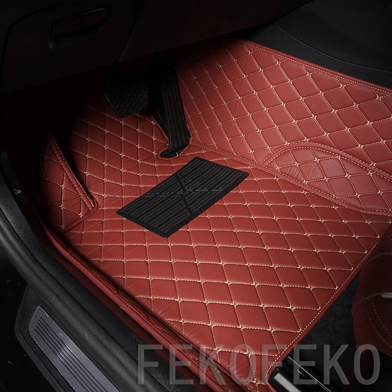 Custom Car Floor Mats For VW T-Cross CC Arteon Auto Carpets Foot Coche Accessories