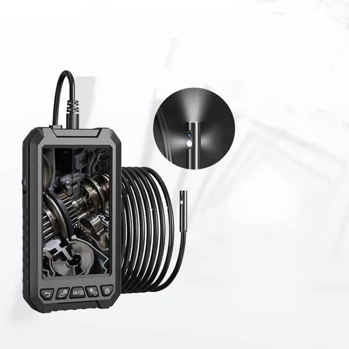 5inch Screen 8mm Lens 1080P Sewer Pipeline Inspection    Ip68 Waterproof Digital Industrial Borescope