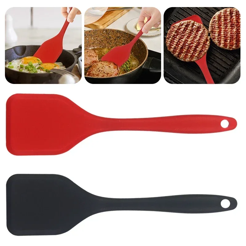 Silicone Cooking Leakage Spatula Dense Shovel Fried FishOmelette Shovel Non-stick Spatula Kitchen Cooking Tools