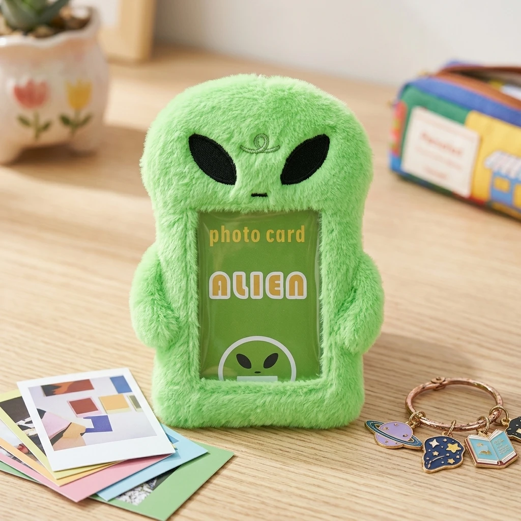 ぬいぐるみ型カードホルダー、透明PVC窓付き、キュートなウサ - Lanyard Badge Holder のレビューと価格