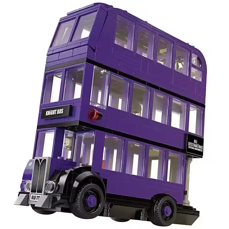 New Anime Character Harry 75957 Building Blocks Model Street View Knight Bus Children's Toys Christmas Gift
