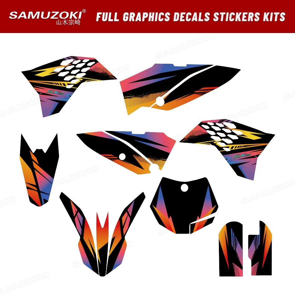 

Thickness Motorcycle Graphics Decal Decoration Stickers Kits Fit for SX65 SX 65 2009 2010 2011 2012 2013 2014 2015