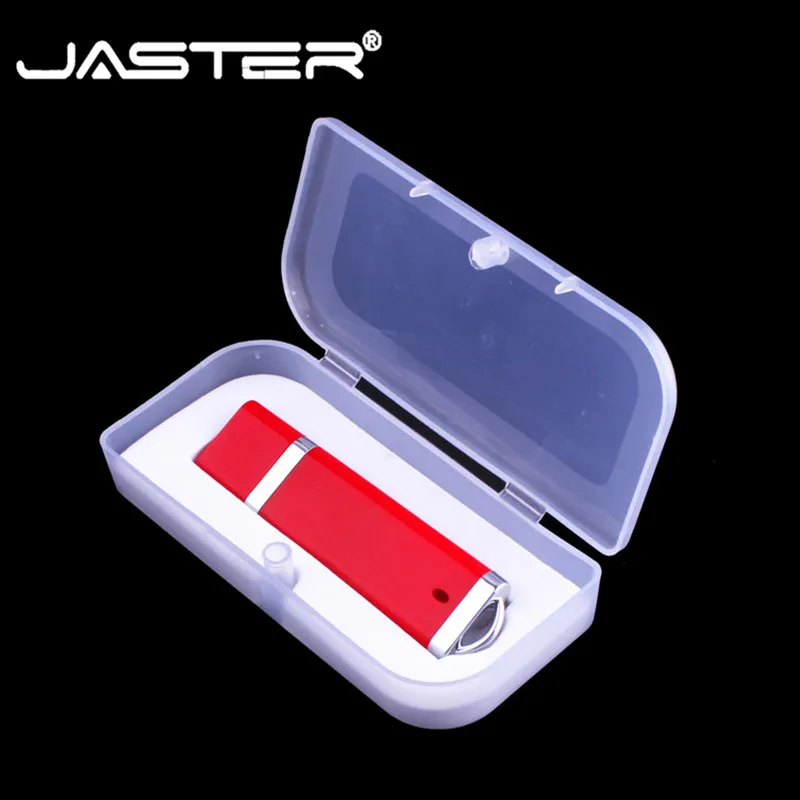 JASTER Hot Selling com Caixa USB Flash Drives 64GB Moda Isqueiro Modelo USB 2.0 Memory Stick 32GB Pen Drive de Plástico 16GB U Disk