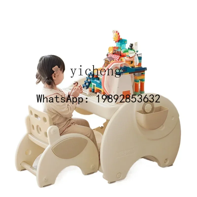 Ah mesa de construção para bebês, brinquedo multifuncional para crianças, partícula, meninos e meninas, brinquedo educacional, presente