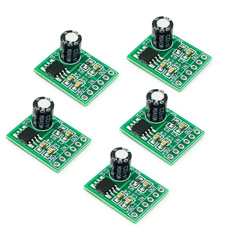 5pcs XH-M125 Mini XPT8871 Mono Stereo Lithium Battery Power Amplifier Board 6W Sing Machine Module 3/5v 5W Audio Output Input