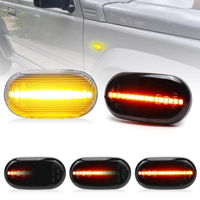 Para Suzuki Jimny JB64W JB74W JB23W Lapin Carry Mazda AZ Spiano Scrum Chevrolet Cruze LED lámpara de posición lateral guardabarros señal de giro