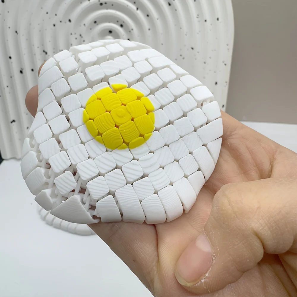 

3D-Printed Pop Fidget with Moving Joints: A Creative Desktop Ornament and Gift